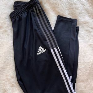 adidas striped joggers